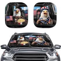 Windshield Sunshade Renewold Eagle Animal 4 de julho, 2 unidades