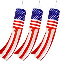 Windsock American Flag 100x15cm Material de poliéster