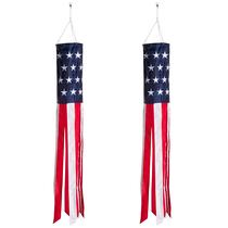 Windsock Homarden American Flag 40 cm, conjunto de 2 de Halloween