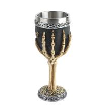 Wine Goblet Skeleton Hand Resin Black Stainless Steel 180mL Wine Goblet Skeleton Hand Resin Black Stainless Steel 180mL