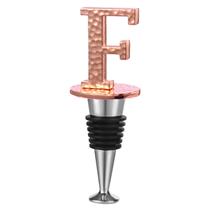 Wine Stopper Miicol Prosecco Champagne Ouro Rosa Letra F