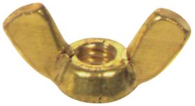 Wing Nut Hillman 4347, latão, 6-32 fios, pacote com 15