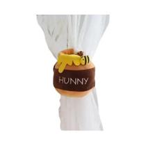 Winnie the Pooh Honey Pot Cortina Tie Cute Cartoon Animal Room Office Boneca Decorativa Presente