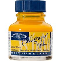Winsor & Newton Calligraphy Tinta para Caligrafia, Amarelo (Winsor Yellow), 30 ml Winsor & Newton Calligraphy Tinta para Caligrafia, Amarelo (Winsor Yellow), 30 ml