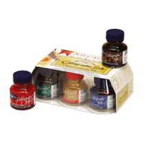 Winsor & Newton Estojo Tinta para Caligrafia 6 Cores, 1190192, 6 Cores Winsor & Newton Estojo Tinta para Caligrafia 6 Cores, 1190192, 6 Cores