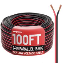 Wire Energeaster 16 Gauge 100 pés 2 condutor vermelho preto 12V/24V