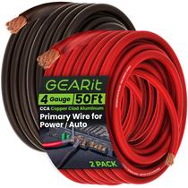 Wire GearIt de calibre 4 (15 m cada) de alumínio revestido de cobre CCA