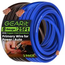Wire GearIt de calibre 8 (7m - preto/azul) Alumínio revestido de cobre CCA Wire GearIt de calibre 8 (7m - preto/azul) Alumínio revestido de cobre CCA