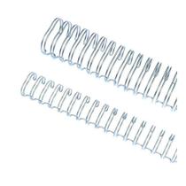 Wire-o 11/4 270 Folhas Carta 2x1 Prata Silver 25 Unidades