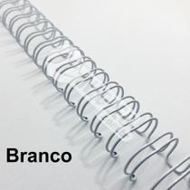 Wire-o Espiral 1 1/8" Branco 2:1 23 anéis - 2 unidades Wire-o Espiral 1 1/8" Branco 2:1 23 anéis - 2 unidades