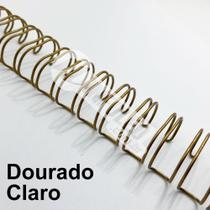 Wire-o Espiral 1 1/8 Dourado Claro 2:1 23 anéis - 2 unidades