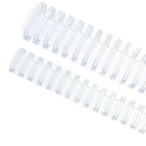 Wire-o Garra Duplo Anel 1/2 para 100 fls Carta 3x1 Branco 100 und