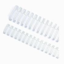 Wire-o Garra Duplo Anel 3/4" para 140 fls A4 2x1 Branco 50 und