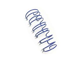 Wire-o Garra Duplo Anel 5/8" para 120 fls A4 2x1 Azul 50 und - Lassane