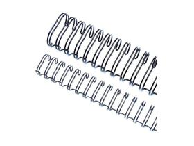 Wire-o Garra Duplo Anel 7/16" para 90 fls A4 3x1 Preto 100 und