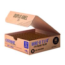 Wire-o para Encadernação 2x1 A4 Dourado 1 1/4 270fls 12un Wire-o para Encadernação 2x1 A4 Dourado 1 1/4 270fls 12un