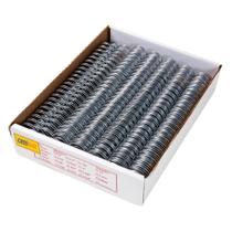 Wire-o Para Encadernação 2x1 A4 Prata 1 Para 200 Fls 25un Wire-o Para Encadernação 2x1 A4 Prata 1 Para 200 Fls 25un
