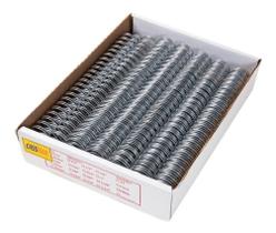 Wire-o para Encadernação 2x1 A4 Prata 7/8 para 180 fls 50un