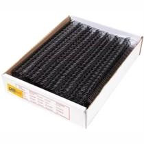 Wire-o para Encadernação 2x1 A4 Preto 5/8 para 120 fls 25 un Wire-o para Encadernação 2x1 A4 Preto 5/8 para 120 fls 25 un