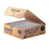 Wire-o para Encadernação 2x1 A5 Branco 1 1/8 250fls 12un Wire-o para Encadernação 2x1 A5 Branco 1 1/8 250fls 12un