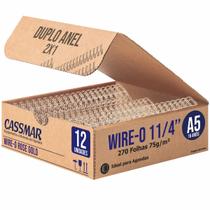 Wire-o para Encadernação 2x1 A5 Rose Gold 1 1/4 270fls 12un Wire-o para Encadernação 2x1 A5 Rose Gold 1 1/4 270fls 12un