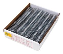 Wire-o para Encadernação 3x1 A4 Prata 9/16 até 110fls 25 un Wire-o para Encadernação 3x1 A4 Prata 9/16 até 110fls 25 un