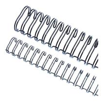 Wire-o para Encadernação 3x1 A4 Preto 5/16 para 50fls 25un Wire-o para Encadernação 3x1 A4 Preto 5/16 para 50fls 25un