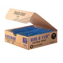 Wire-o Para Encadernação A5 1 1/8 2x1 Para 250fls Azul 12un