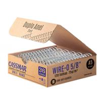 Wire-o para Encadernação A5 5/8 2x1 para 120fls Branco 36un