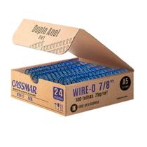 Wire-o Para Encadernação A5 7/8 2x1 Para 180fls Azul 24un