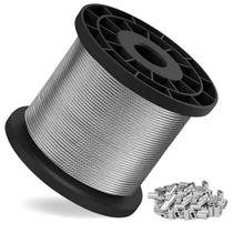 Wire Rope Discount Parts Direct 1/16" 100 m de aço inoxidável 368 libras Wire Rope Discount Parts Direct 1/16" 100 m de aço inoxidável 368 libras