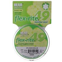Wire The Beadsmith Flex-Rite 49 revestido de nylon de 9,14 m