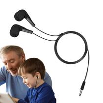 Wired Kids Earbuds Fones de ouvido intra-auriculares com microfone e conector de 3,5 mm Wired Kids Earbuds Fones de ouvido intra-auriculares com microfone e conector de 3,5 mm