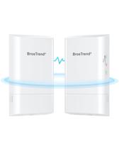 Wireless Bridge BrosTrend 5 GHz 867 Mbps 1 km WiFi Bridge, pacote com 2 Wireless Bridge BrosTrend 5 GHz 867 Mbps 1 km WiFi Bridge, pacote com 2