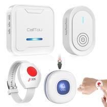 Wireless Caregiver Pager CallToU para idosos com 2 Call Bell