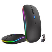 Wireless Mouse Sem Fio 2.4ghz Emborracha Preto Usb 3200 Dp - Kapnoh