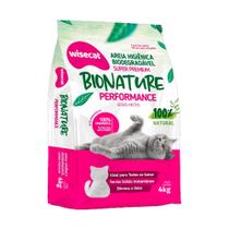 Wisecat Areia Higiênica Bionature Performance 4 kg Gatos