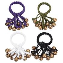 Witch Bells OLYCRAFT para porta com cordão de algodão trançado x4