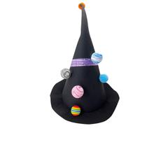 Witch Hat Planet temático para Halloween e cosplay - Plush Witch Hat Planet temático para Halloween e cosplay - Plush