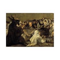 Witches Sabbath Francisco De Goya Pôster De Pintura Em Tela, Arte De Parede Para Sala De Cinema,