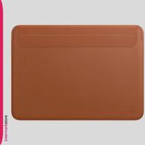 WIWU Bolsa/Capa Magnética p/MacBook Air 15.3" (M2) Azul, Acabamento Tipo Couro, Proteção Anti-Impacto, Forro Macio Ant