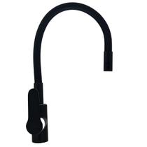 Wj-2237-at-bl - misturador monocomando para cozinha mesa bica movel - black