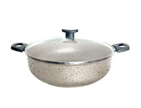 Wok 30 Frigideira Grande Paella Caçarola Teflon Antiaderente