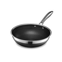 Wok Antiaderente HexClad 25cm com Alça Stay-Cool