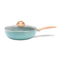 Wok Botanika C/ Indução 3,4l 28cm Verde Água Brinox 4815-157 Wok Botanika C/ Indução 3,4l 28cm Verde Água Brinox 4815-157