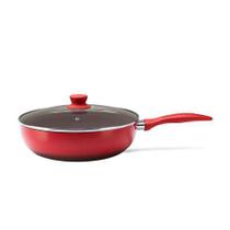 Wok c/ tampa 3,4L Ceramic Life Smart Vermelha - Brinox