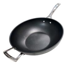 Wok Com Alça Em Alumínio Le Creuset Tsn Pro 26cm Preto