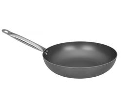 Wok com cabo Top Quality 30 Antiaderente Cinza Alegrete