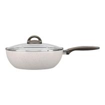 Wok Com Tampa Antiaderente 28cm 4,1l Ceramic Life Suprema Brinox Vanilla Wok Com Tampa Antiaderente 28cm 4,1l Ceramic Life Suprema Brinox Vanilla