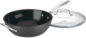 Wok Cuisinart GreenGourmet 30cm com Tampa de Vidro - Refogado Wok Cuisinart GreenGourmet 30cm com Tampa de Vidro - Refogado